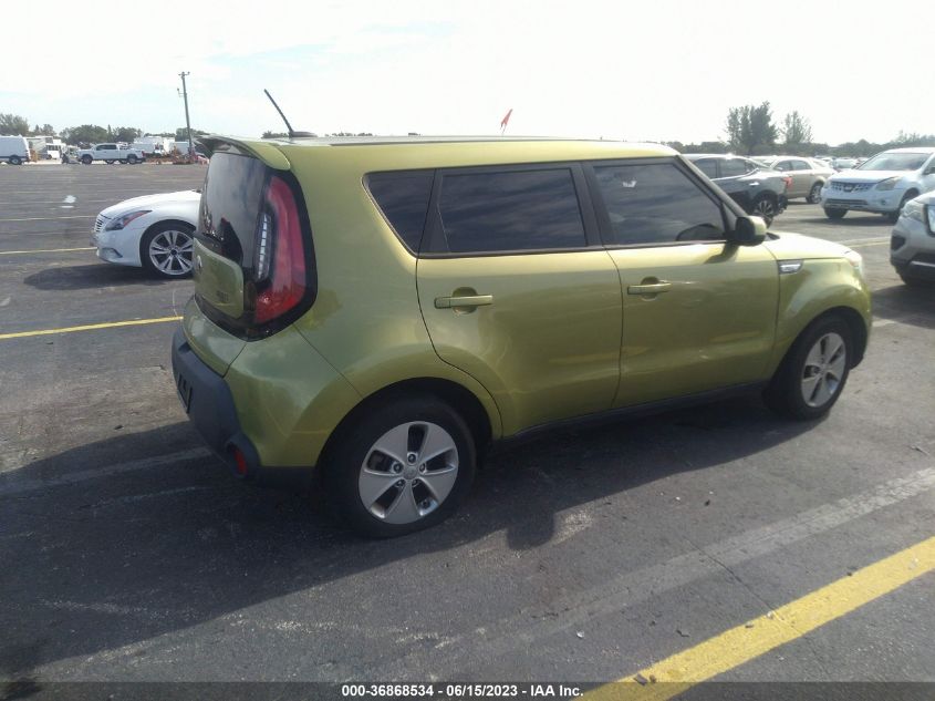 2015 KIA SOUL BASE - KNDJN2A27F7752148