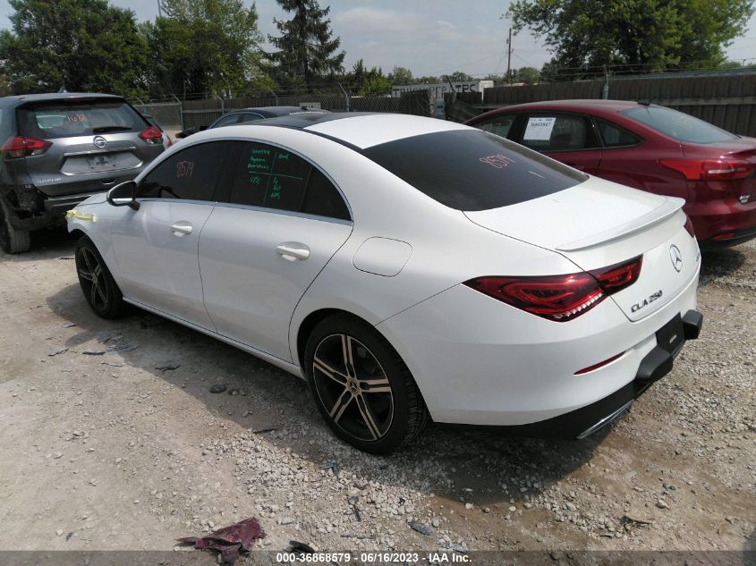 2020 MERCEDES-BENZ CLA CLA 250 - W1K5J4HB7LN089630
