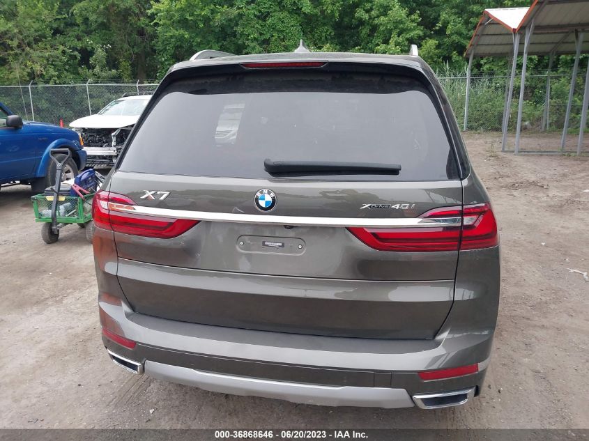 2021 BMW X7 XDRIVE40I - 5UXCW2C04M9E36422
