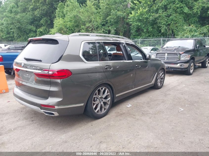 2021 BMW X7 XDRIVE40I - 5UXCW2C04M9E36422