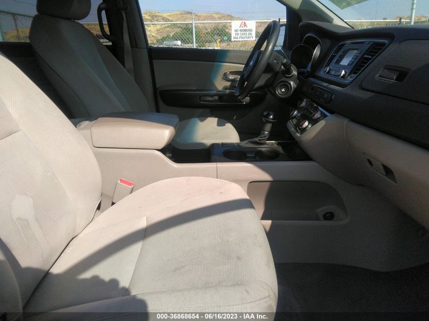 2015 KIA SEDONA LX - KNDMB5C12F6068450