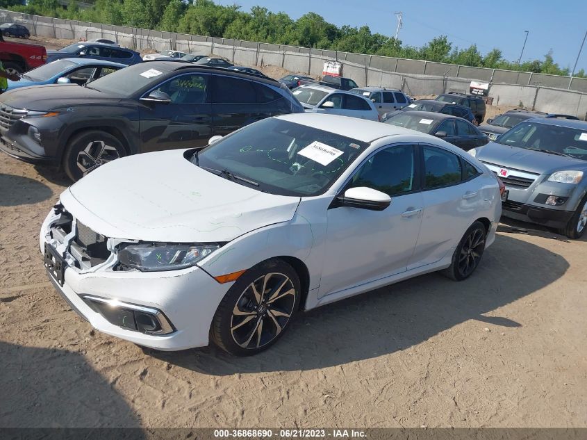 2019 HONDA CIVIC SEDAN SPORT - 19XFC2F88KE033252