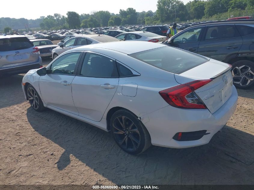 2019 HONDA CIVIC SEDAN SPORT - 19XFC2F88KE033252