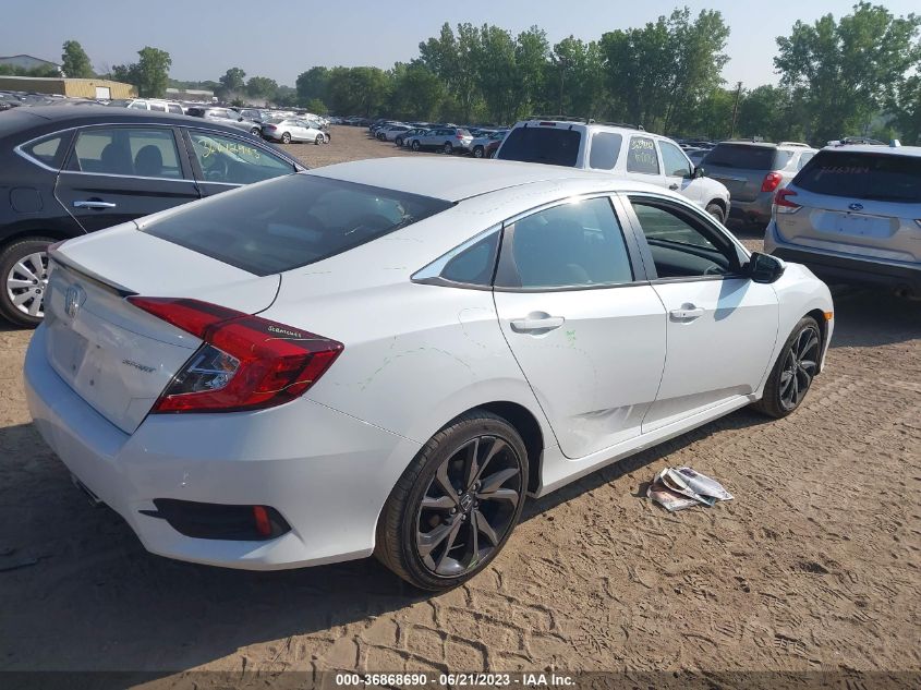 2019 HONDA CIVIC SEDAN SPORT - 19XFC2F88KE033252