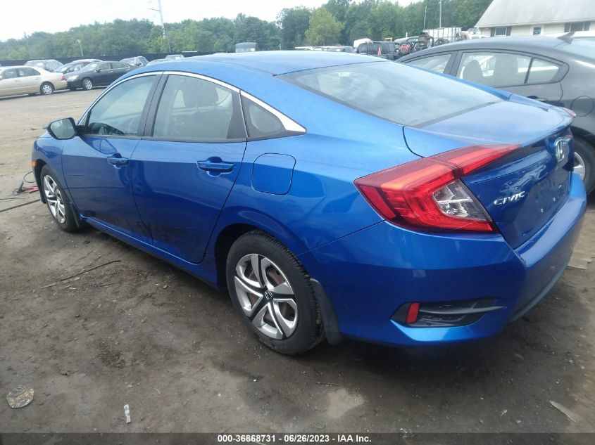 2016 HONDA CIVIC LX - 19XFC2F53GE085823