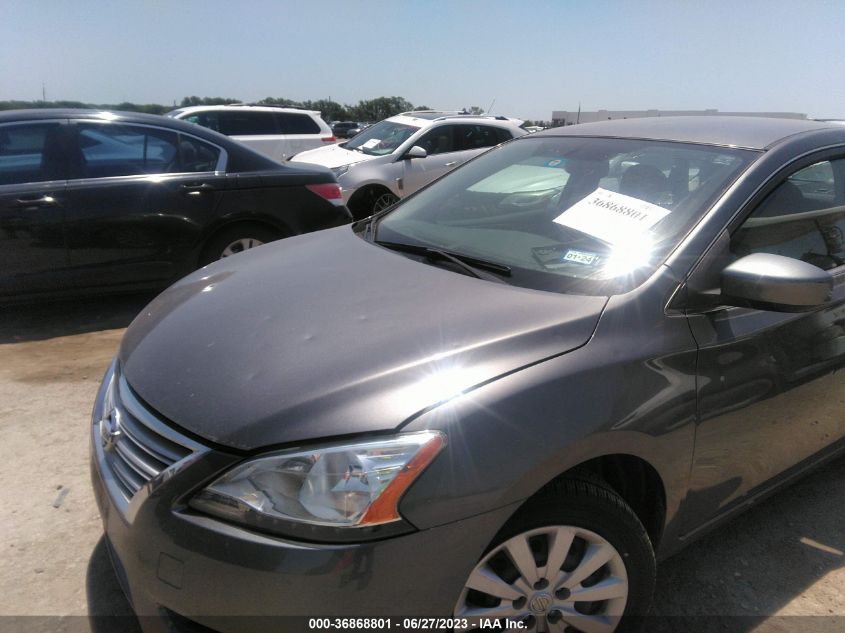 2015 NISSAN SENTRA S/SV/SR/SL - 3N1AB7AP4FY352843