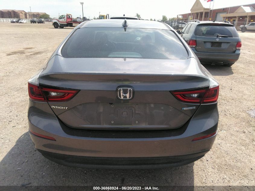 2019 HONDA INSIGHT EX 19XZE4F54KE033421