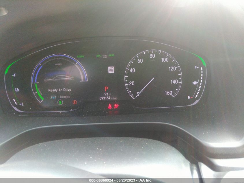 2019 HONDA INSIGHT EX 19XZE4F54KE033421