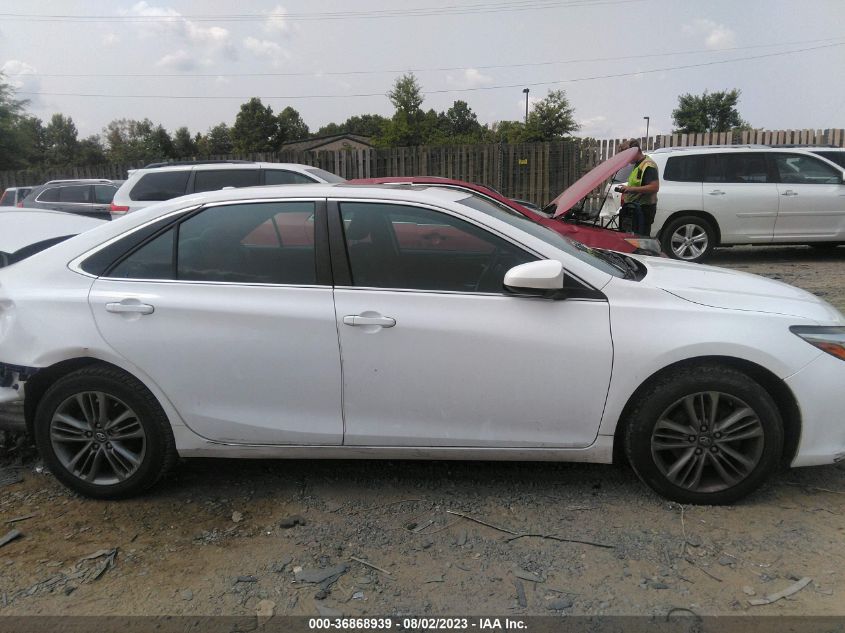 2017 TOYOTA CAMRY SE - 4T1BF1FK4HU619853