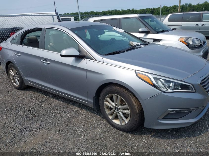 2015 HYUNDAI SONATA 2.4L SE - 5NPE24AF1FH160426