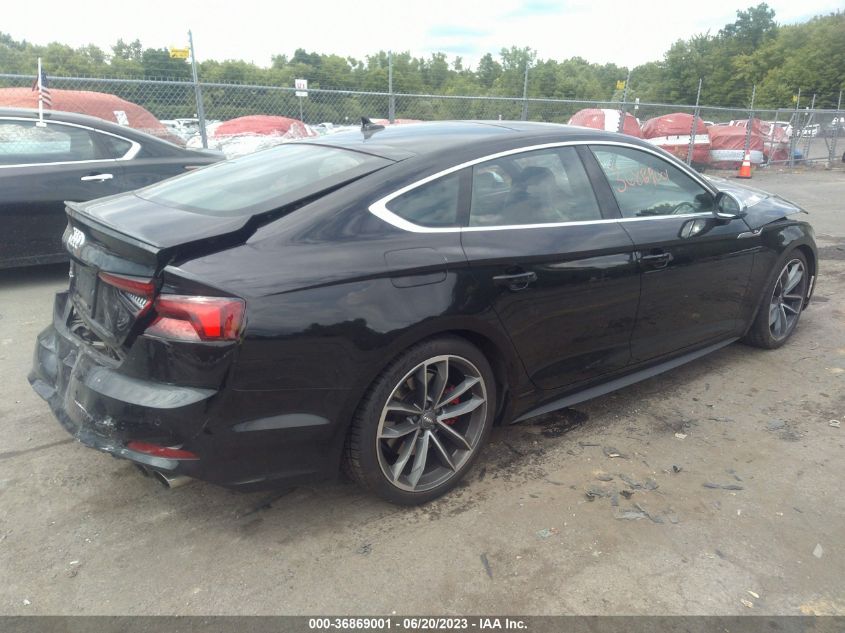 2018 AUDI S5 SPORTBACK PREMIUM PLUS WAUB4CF53JA131711