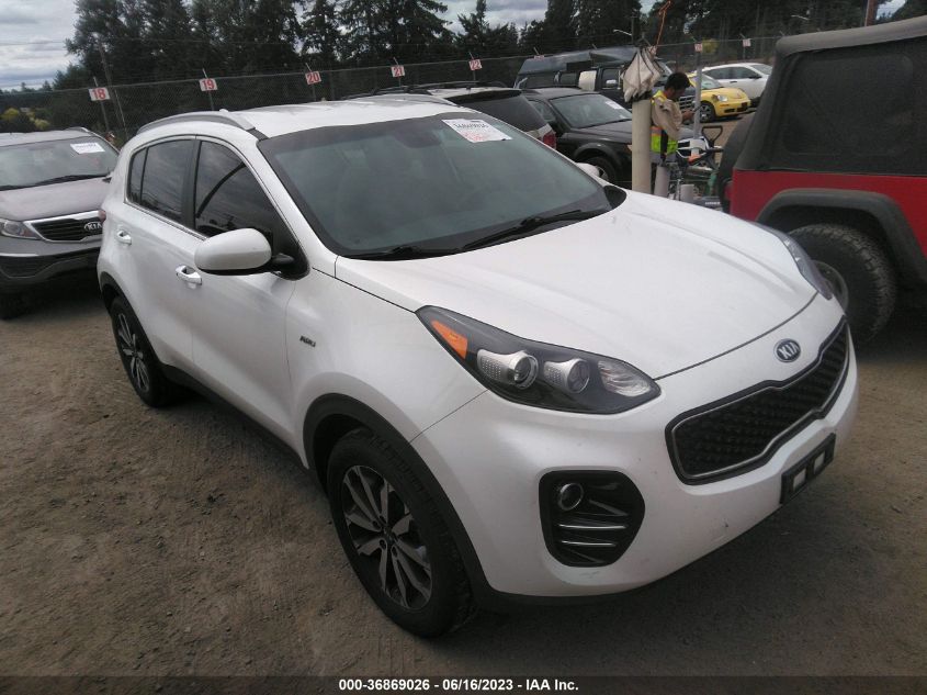 2017 KIA SPORTAGE EX - KNDPNCAC4H7134782
