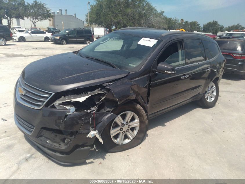 2014 CHEVROLET TRAVERSE LT - 1GNKRHKD7EJ121484
