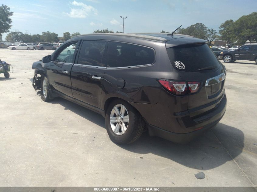 2014 CHEVROLET TRAVERSE LT - 1GNKRHKD7EJ121484