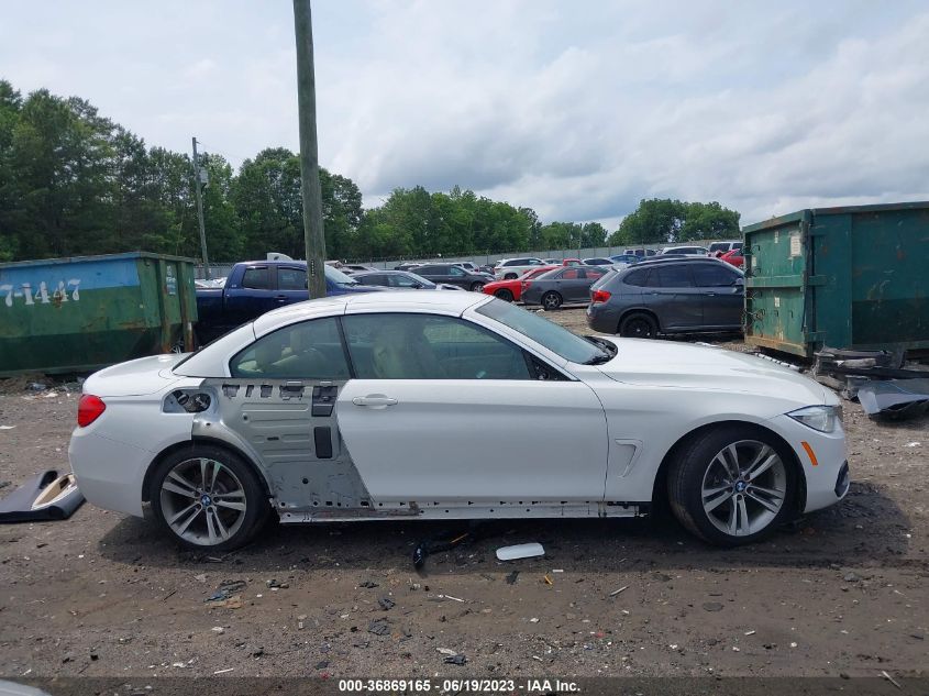 2017 BMW 4 SERIES 430I - WBA4U7C50H5H18989