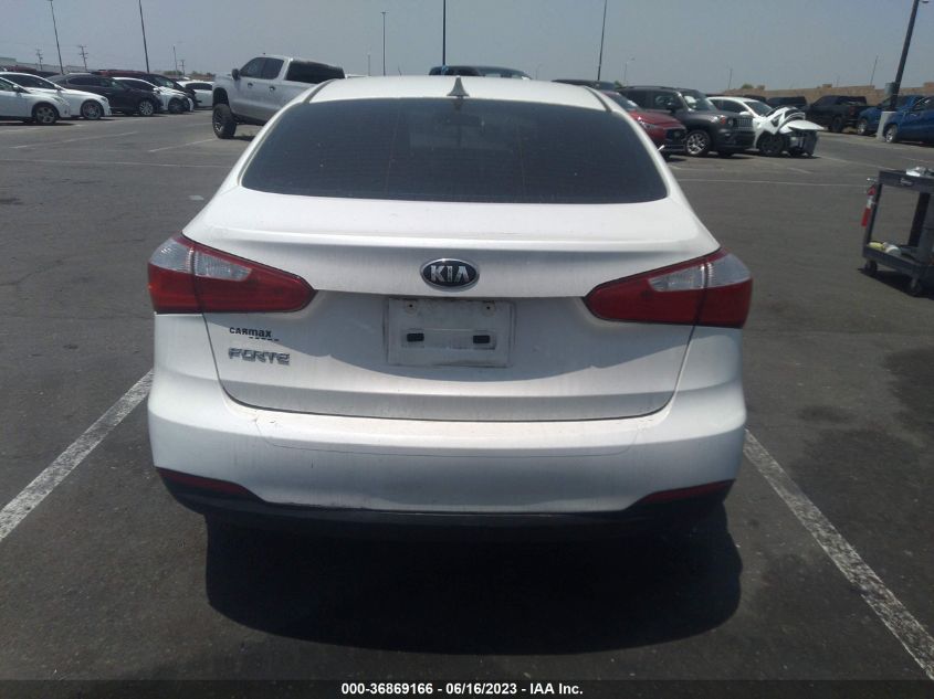 2016 KIA FORTE LX - KNAFX4A62G5564470