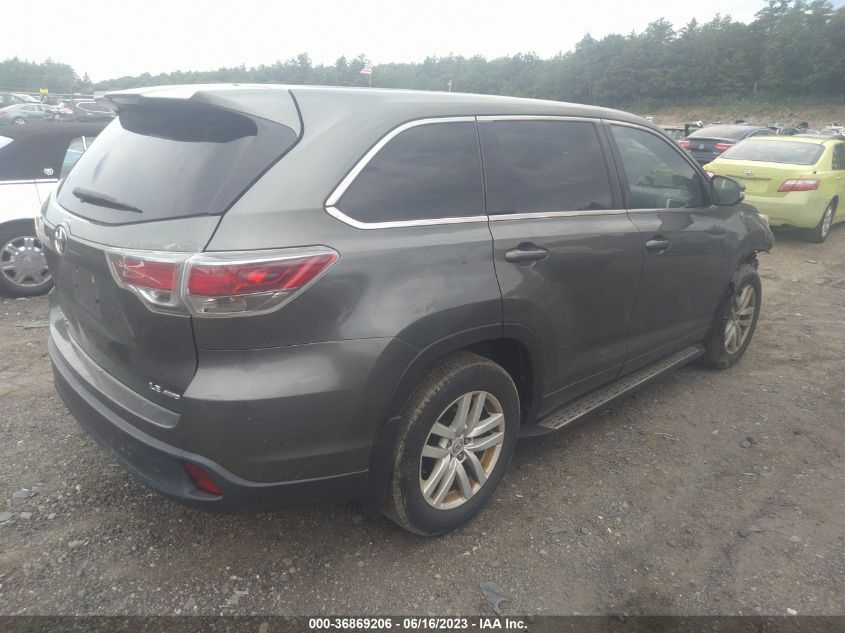 2015 TOYOTA HIGHLANDER LE - 5TDBKRFH7FS204921