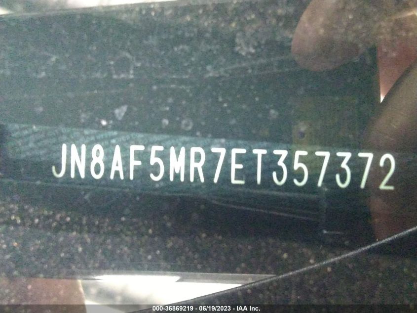2014 NISSAN JUKE SL - JN8AF5MR7ET357372