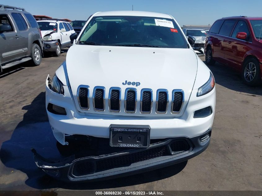 2016 JEEP CHEROKEE SPORT - 1C4PJLABXGW208150