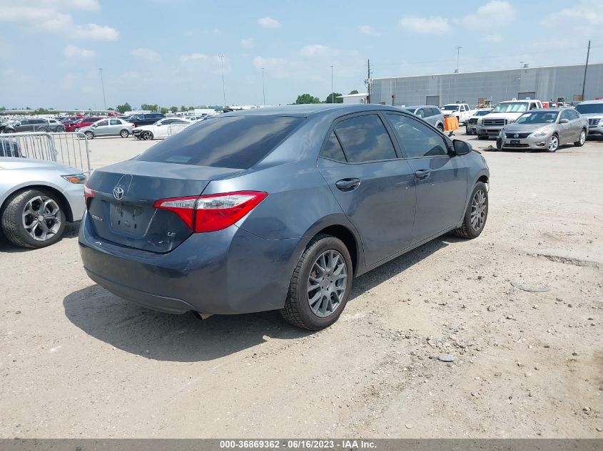 2014 TOYOTA COROLLA L/LE/LE PLS/PRM/S/S PLS - 5YFBURHE2EP176224