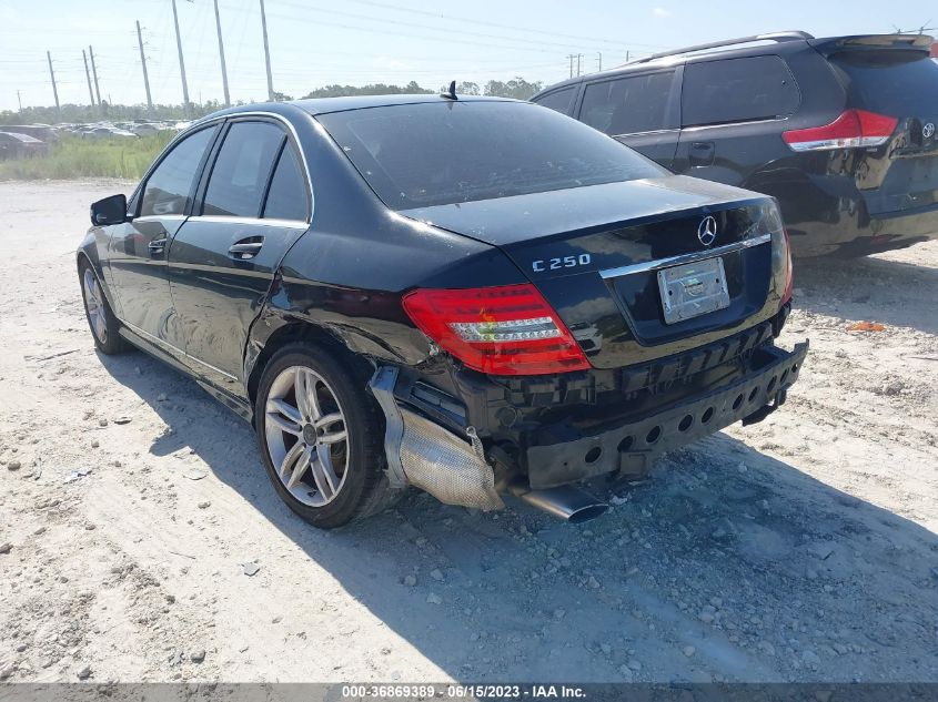 2014 MERCEDES-BENZ C-CLASS C 250 - WDDGF4HB4EG236679