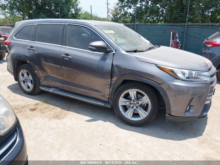 2018 TOYOTA HIGHLANDER LIMITED - 5TDYZRFH2JS285762