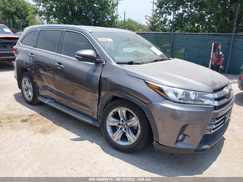 2018 TOYOTA HIGHLANDER LIMITED - 5TDYZRFH2JS285762