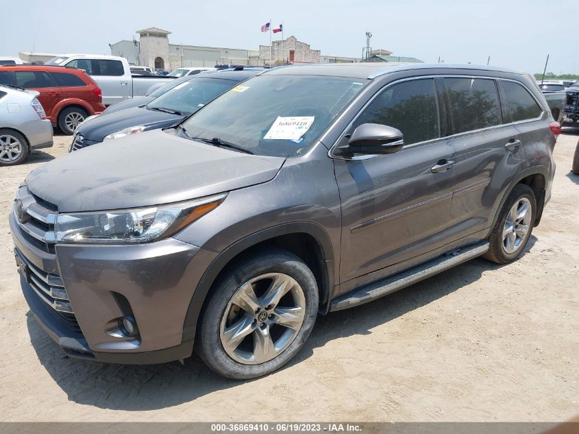 2018 TOYOTA HIGHLANDER LIMITED - 5TDYZRFH2JS285762