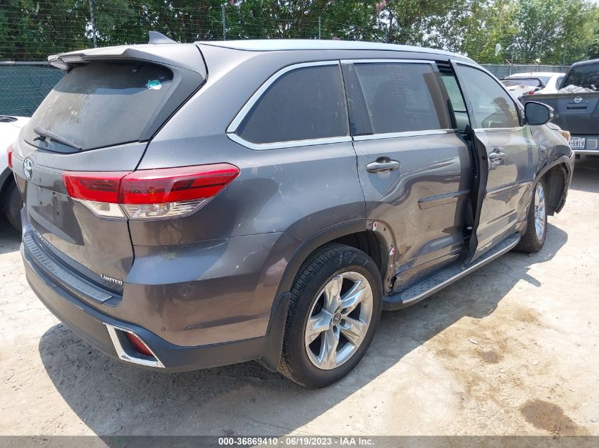 2018 TOYOTA HIGHLANDER LIMITED - 5TDYZRFH2JS285762