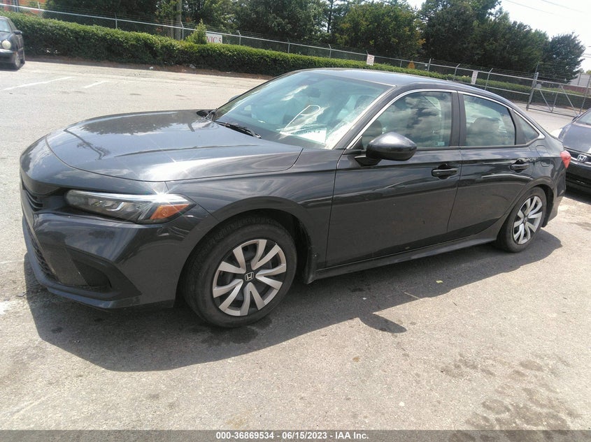 VIN 2HGFE2F27NH522371 2022 HONDA CIVIC SEDAN LX