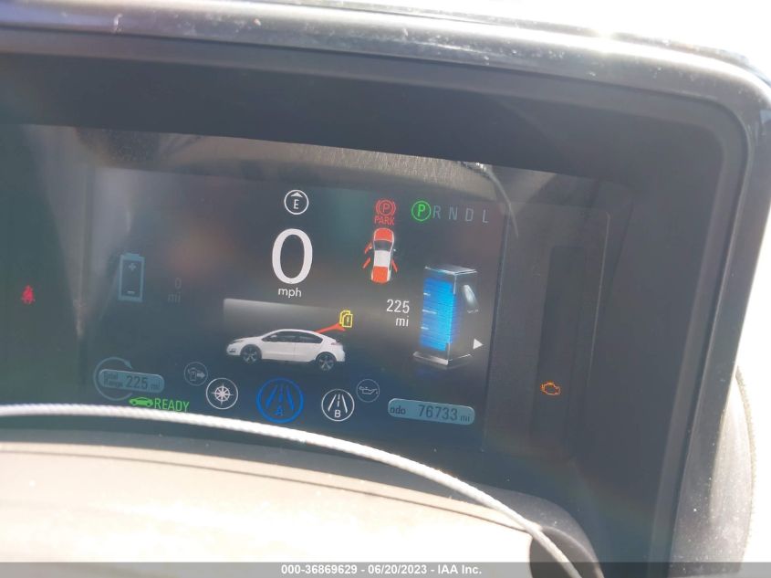 2013 CHEVROLET VOLT - 1G1RD6E49DU103225