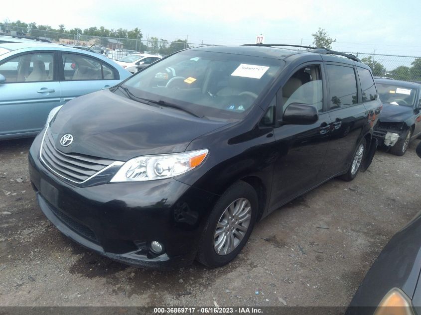 2014 TOYOTA SIENNA XLE - 5TDYK3DC5ES418514