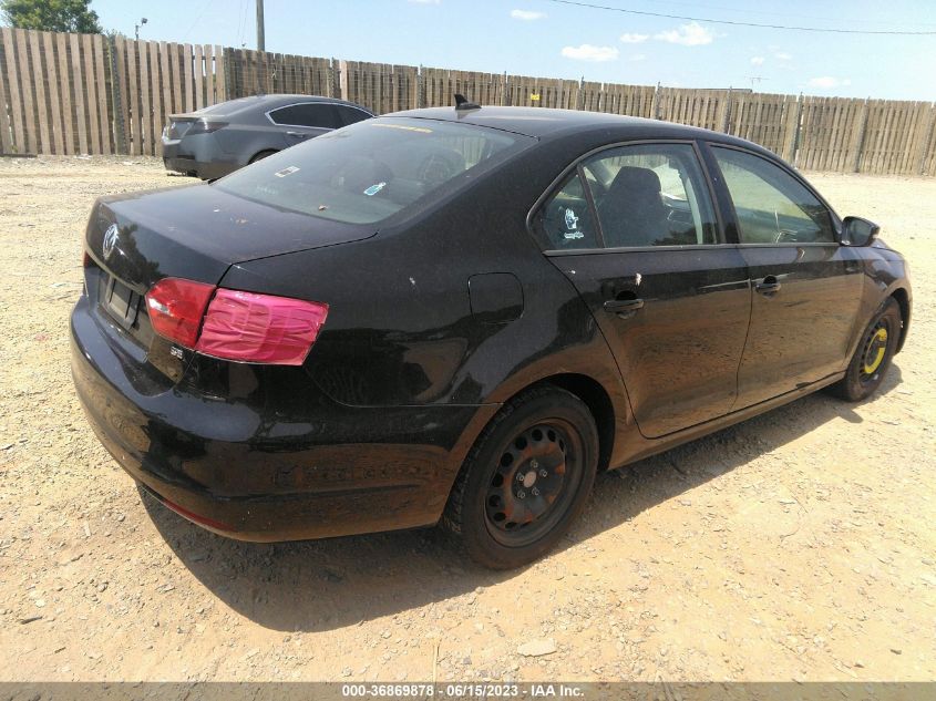 2014 VOLKSWAGEN JETTA SEDAN SE - 3VWD17AJ7EM365274