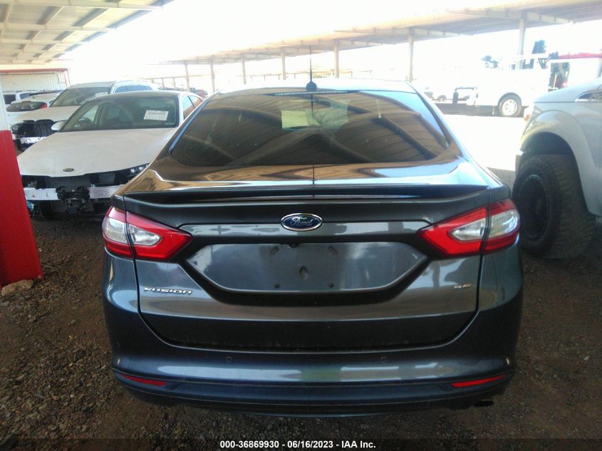 2016 FORD FUSION SE - 3FA6P0H78GR195496