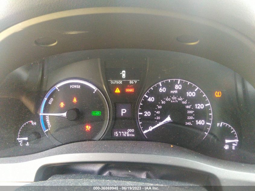 2013 LEXUS RX 450H - JTJBC1BAXD2054764