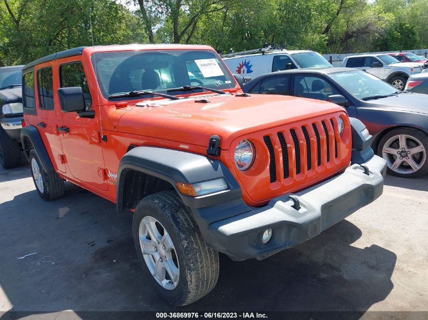 2019 JEEP WRANGLER UNLIMITED SPORT S - 1C4HJXDN9KW573557