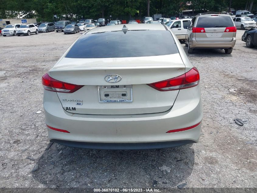 2017 HYUNDAI ELANTRA SE - 5NPD74LFXHH100836