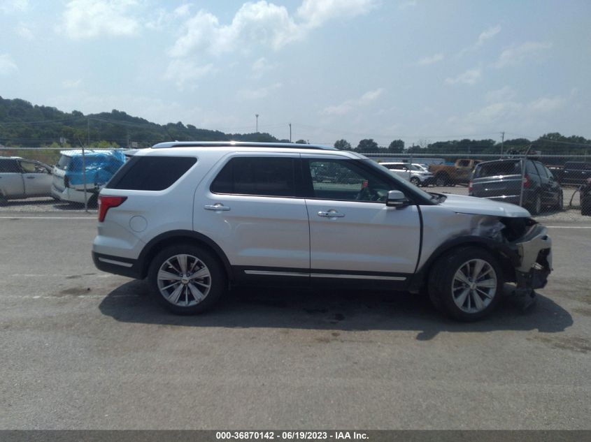 2018 FORD EXPLORER LIMITED - 1FM5K7F85JGB67187