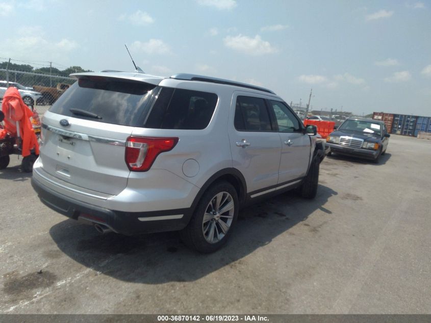 2018 FORD EXPLORER LIMITED - 1FM5K7F85JGB67187