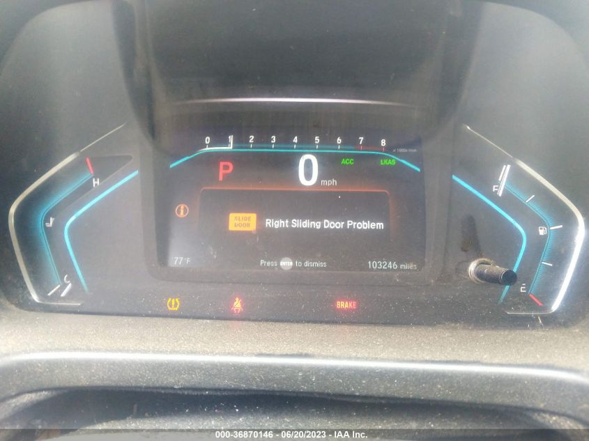 2018 HONDA ODYSSEY EX-L - 5FNRL6H7XJB006877