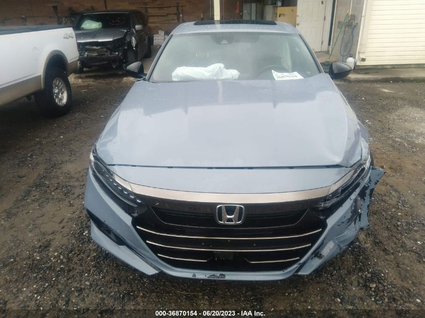 2021 HONDA ACCORD SEDAN SPORT - 1HGCV2F37MA033963