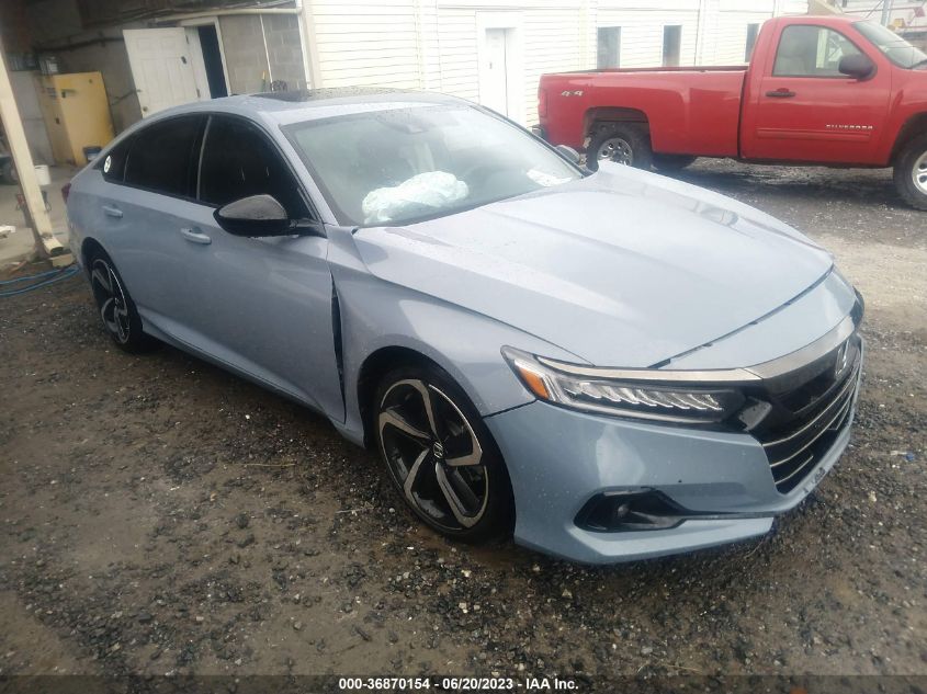 2021 HONDA ACCORD SEDAN SPORT - 1HGCV2F37MA033963