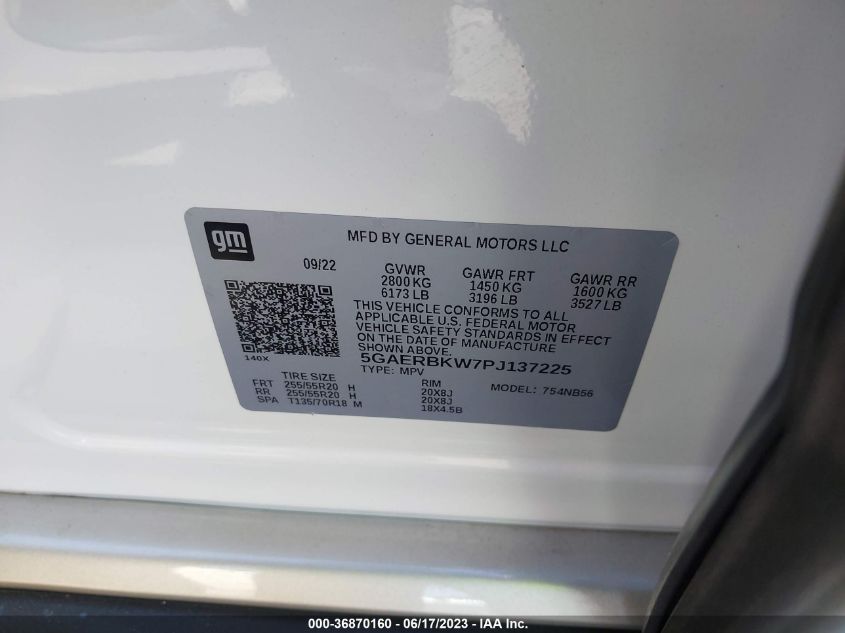 2023 BUICK ENCLAVE ESSENCE - 5GAERBKW7PJ137225
