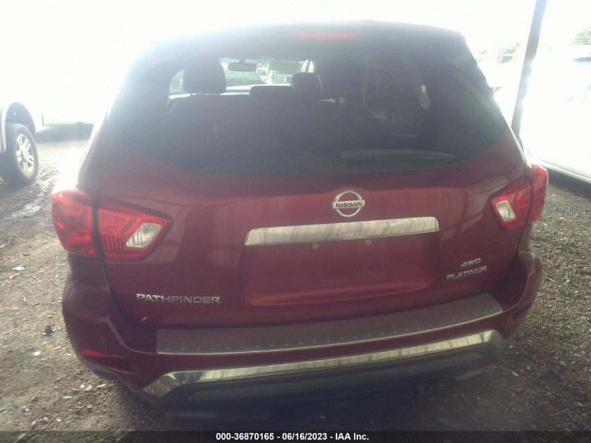 2018 NISSAN PATHFINDER S/SV/SL/PLATINUM - 5N1DR2MM7JC616676