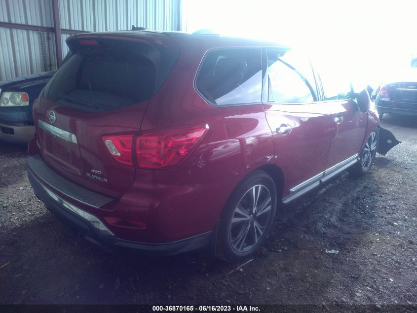 2018 NISSAN PATHFINDER S/SV/SL/PLATINUM - 5N1DR2MM7JC616676
