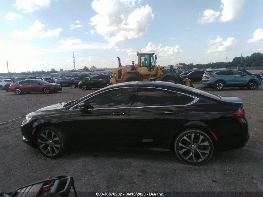 2016 CHRYSLER 200 C - 1C3CCCCG9GN180790