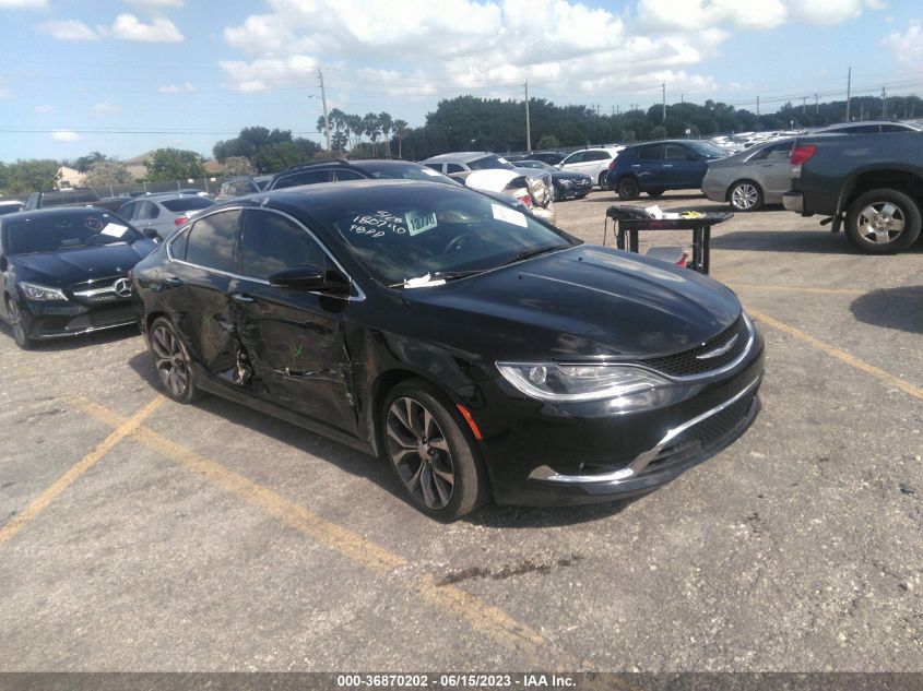 2016 CHRYSLER 200 C - 1C3CCCCG9GN180790