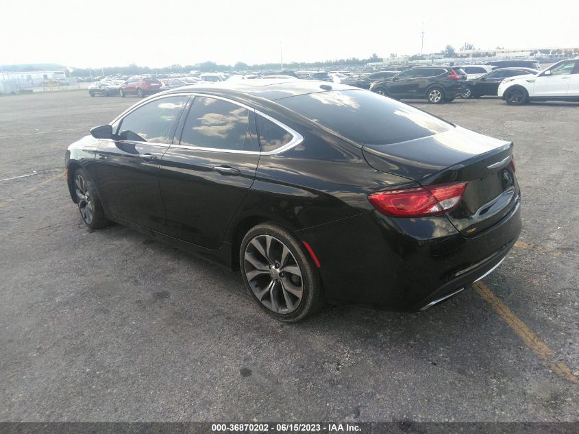 2016 CHRYSLER 200 C - 1C3CCCCG9GN180790