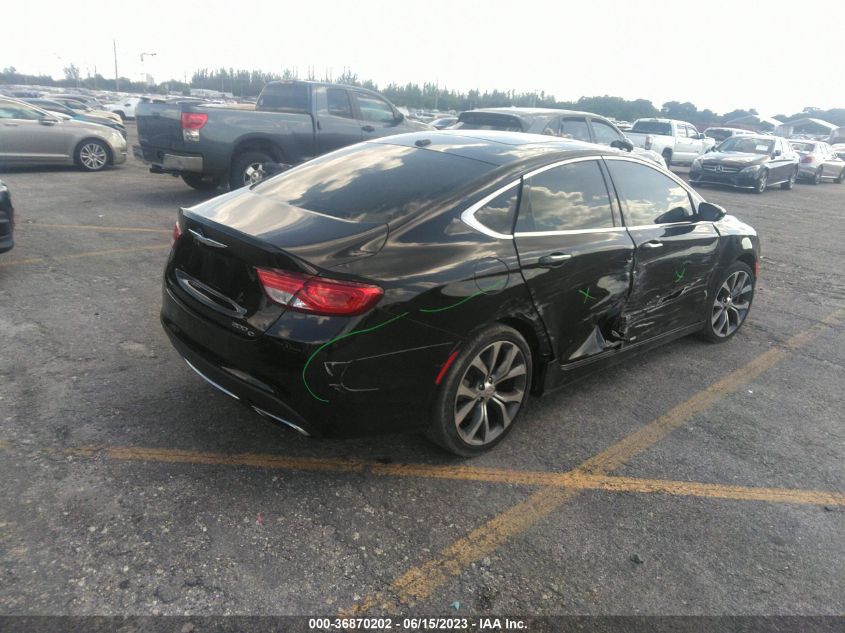 2016 CHRYSLER 200 C - 1C3CCCCG9GN180790