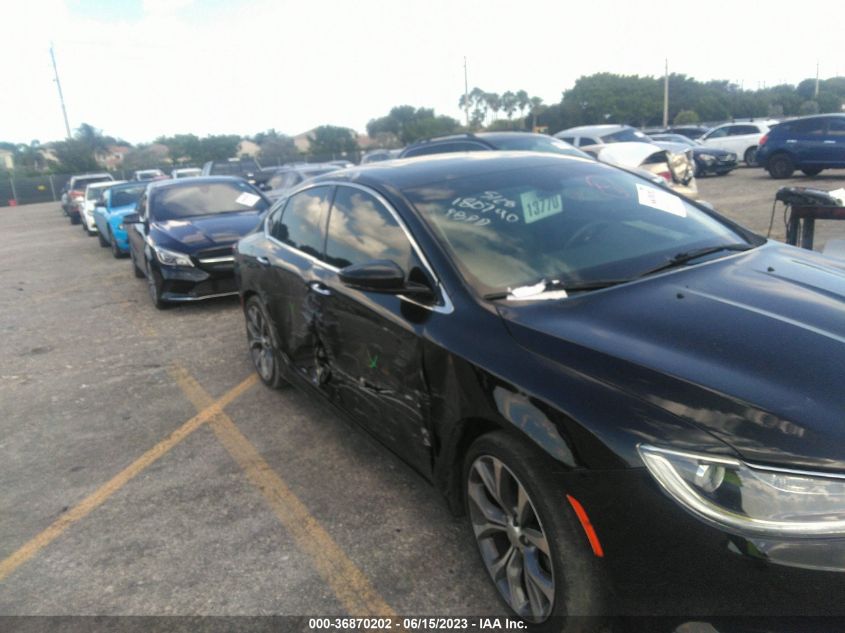 2016 CHRYSLER 200 C - 1C3CCCCG9GN180790